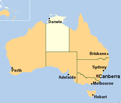 Australian map