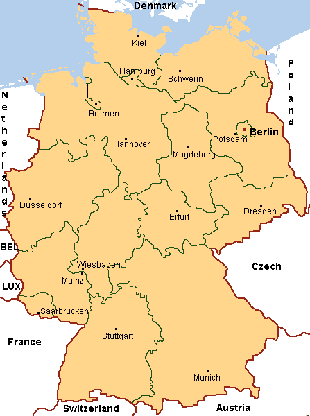 Germanian map