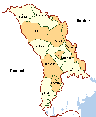 Moldavian map