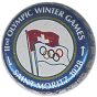 Winter Olympic logo 1988 blue