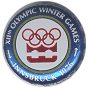 Winter Olympic logo 1988 blue